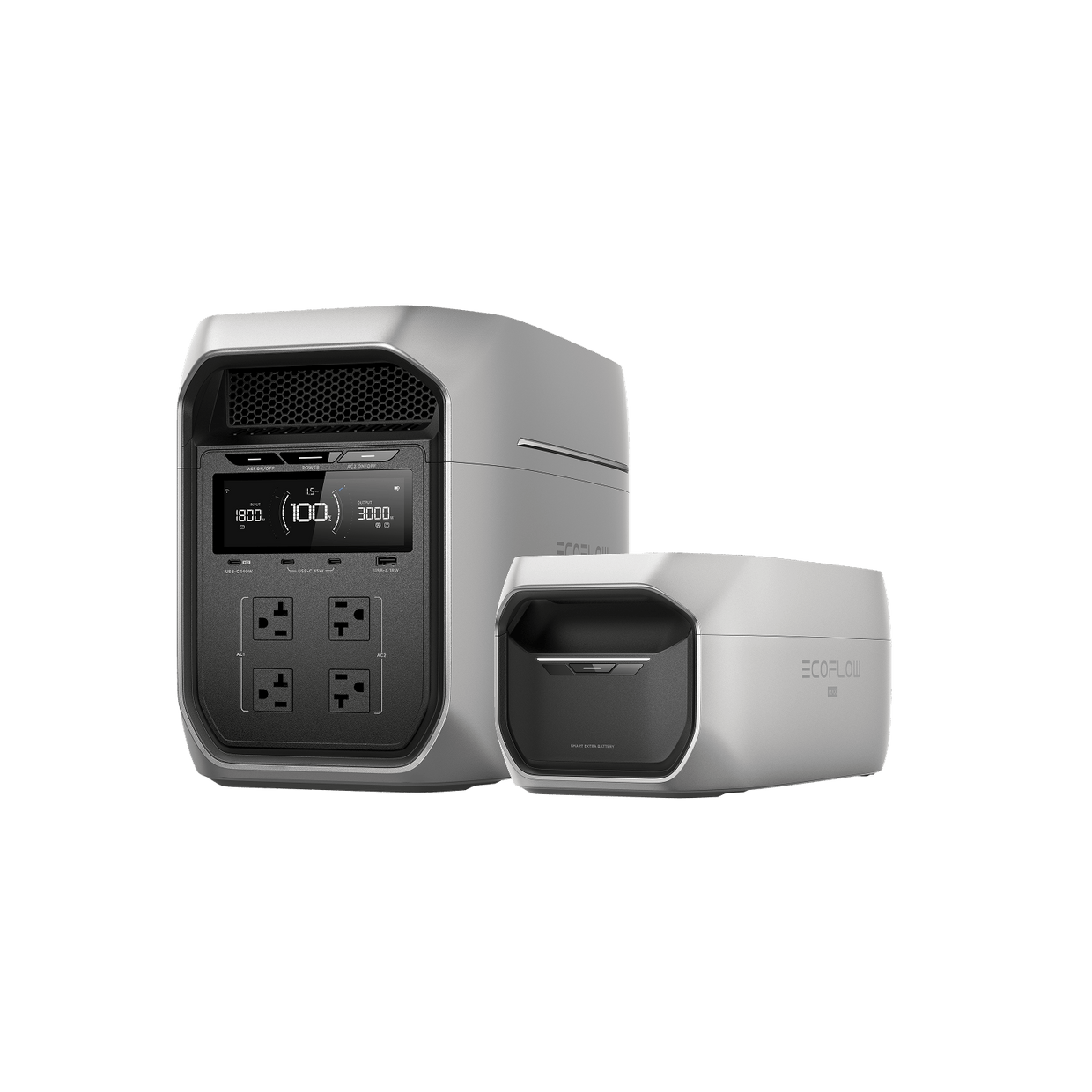 EcoFlow DELTA 3 Max Plus (2048Wh) + DELTA 3 Max Plus Smart Extra Battery EcoFlow DELTA 3 Max Plus (2048Wh) Smart Extra Battery