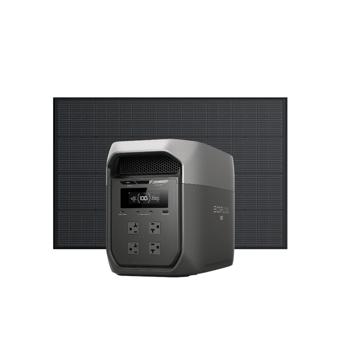 EcoFlow D3M Series DELTA 3 Max (2048Wh) +  175W Rigid Solar Panel EcoFlow DELTA 3 Max Portable Power Station (2048Wh)