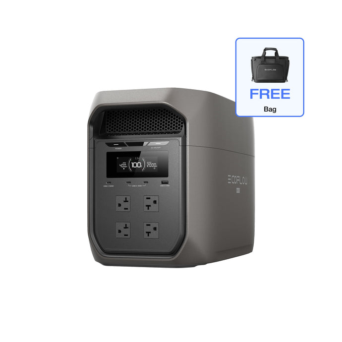 EcoFlow D3M Series DELTA 3 Max (2048Wh) / DELTA 3 Max Portable Power Station + Free Bag EcoFlow DELTA 3 Max Portable Power Station + Free Bag - Flash Sale