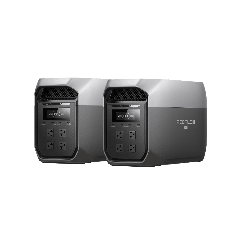 EcoFlow D3M Series DELTA 3 Max (2048Wh) / 2 x DELTA 3 Max EcoFlow DELTA 3 Max Series Portable Power Station (2048Wh)