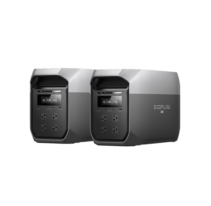 EcoFlow D3M Series DELTA 3 Max (2048Wh) / 2 x DELTA 3 Max EcoFlow DELTA 3 Max Series Portable Power Station (2048Wh)
