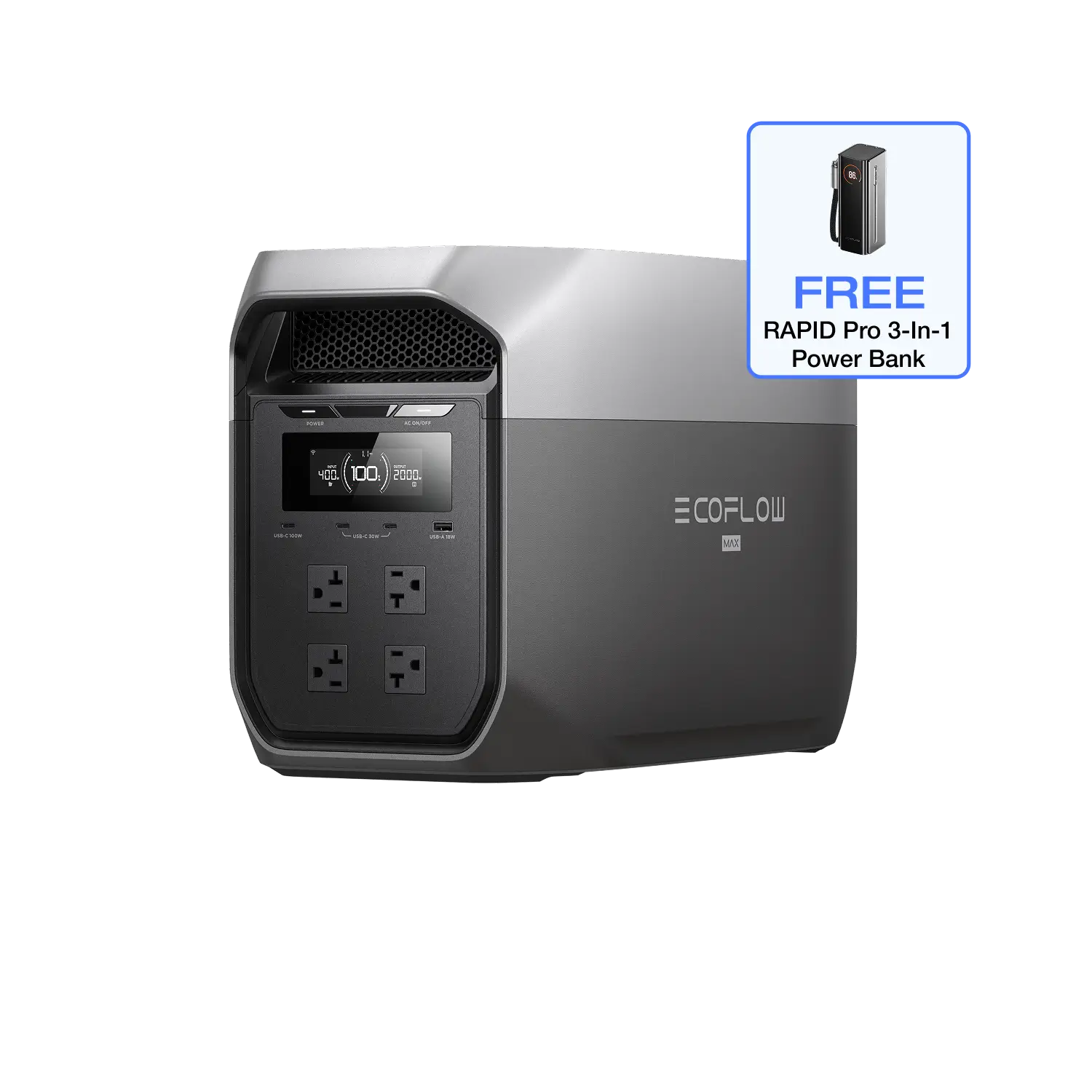 DELTA 3 Max Series Portable Power Station | EcoFlow US
