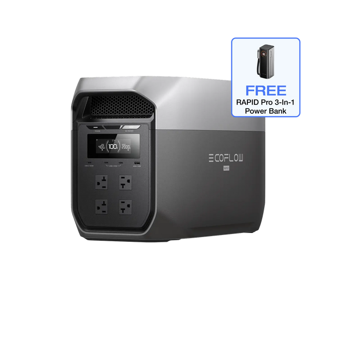 EcoFlow D3M Series DELTA 3 Max (2048Wh) / DELTA 3 Max EcoFlow DELTA 3 Max Series Portable Power Station (2048Wh)
