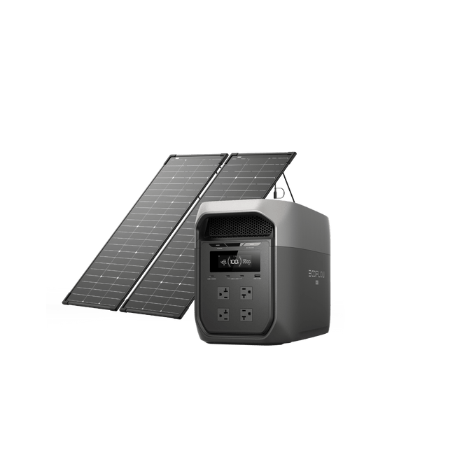 EcoFlow D3M Series DELTA 3 Max (2048Wh) / DELTA 3 Max (2048Wh) + 250W Solar Panel EcoFlow DELTA 3 Max Series Portable Power Station (2048Wh)