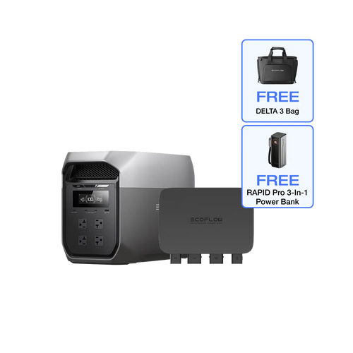 EcoFlow D3M Series DELTA 3 Max (2048Wh) / DELTA 3 Max (2048Wh) + 500W Alternator Charger EcoFlow DELTA 3 Max Series Portable Power Station (2048Wh)