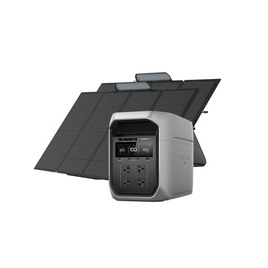 EcoFlow D3M Series DELTA 3 Max Plus (2048Wh) / DELTA 3 Max Plus (2048Wh) + 400W Solar Panel EcoFlow DELTA 3 Max Series Portable Power Station (2048Wh)