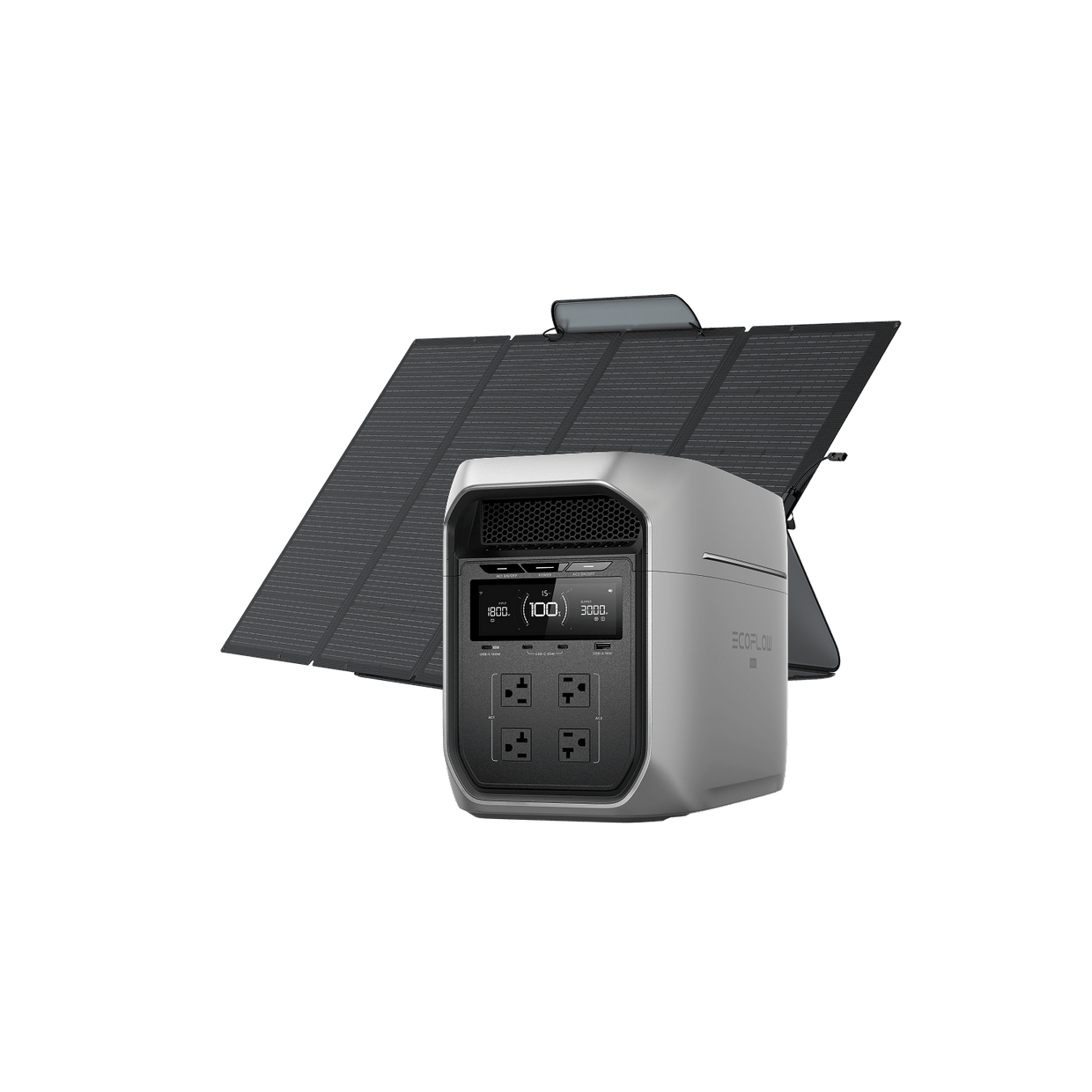EcoFlow D3M Series DELTA 3 Max Plus (2048Wh) / DELTA 3 Max Plus (2048Wh) + 400W Solar Panel EcoFlow DELTA 3 Max Series Portable Power Station (2048Wh)
