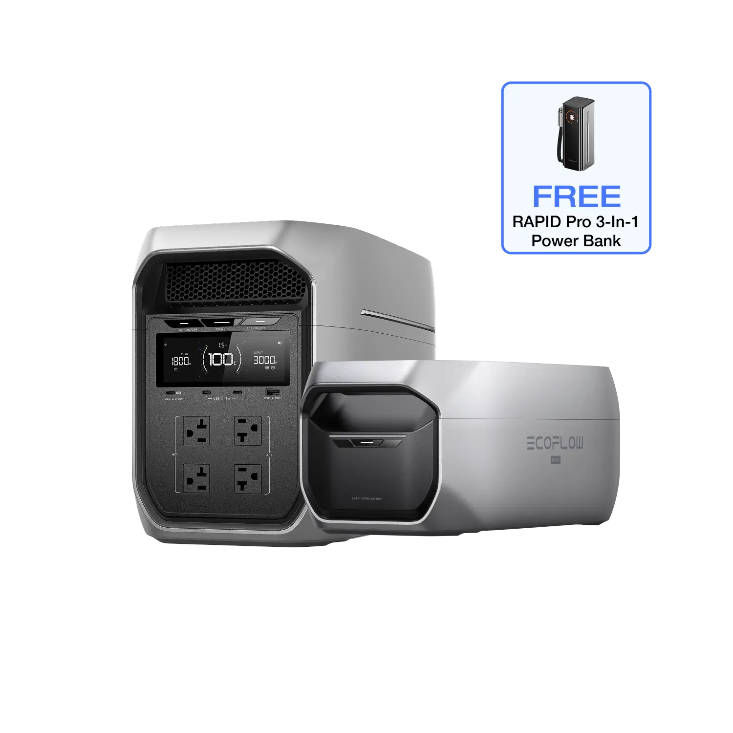 DELTA 3 Max Series Portable Power Station | EcoFlow US