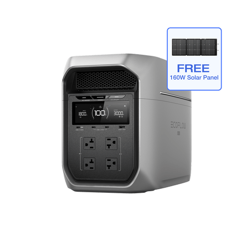 EcoFlow D3M Series DELTA 3 Max Plus (2048Wh) / DELTA 3 Max Plus Portable Power Station (2048Wh) EcoFlow DELTA 3 Max Series Portable Power Station (2048Wh)
