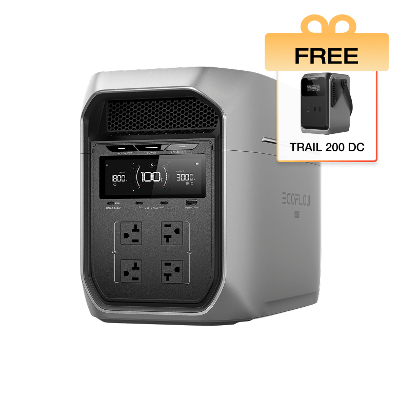 EcoFlow D3M Series DELTA 3 Max Plus (2048Wh) / DELTA 3 Max Plus Portable Power Station (2048Wh) EcoFlow DELTA 3 Max Series Portable Power Station (2048Wh)