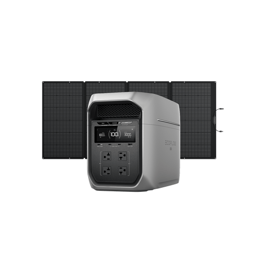 EcoFlow D3M Series DELTA 3 Max Plus / DELTA 3 Max Plus + 400W Solar Panel EcoFlow DELTA 3 Max Series Portable Power Station (2048Wh)