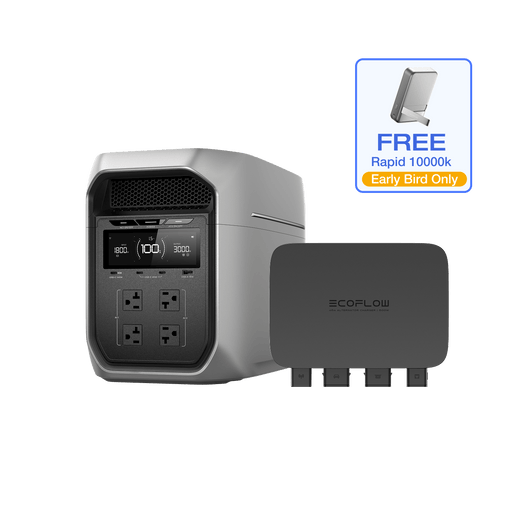 EcoFlow D3MP / DELTA 3 Max Plus + 800W Alternator Charger EcoFlow DELTA 3 Max Series Portable Power Station