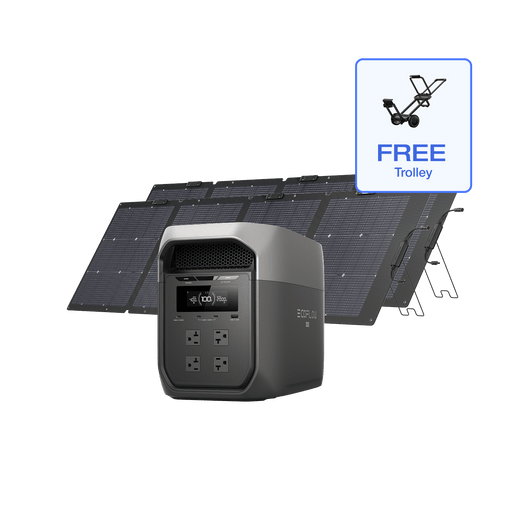 EcoFlow DELTA 3 Max / DELTA 3 Max + 2 × 220W Solar Panel EcoFlow DELTA 3 Max Series Portable Power Station