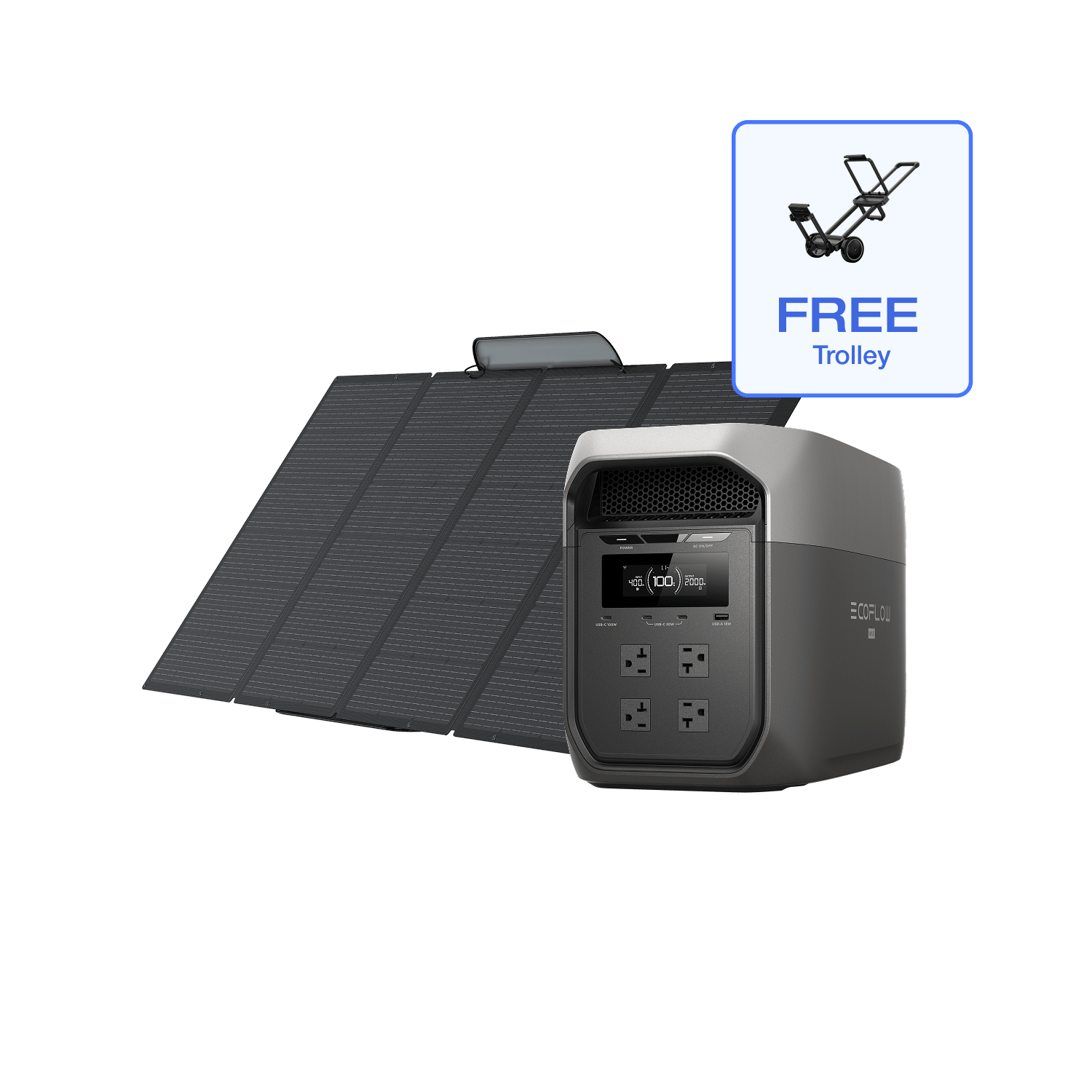 Load image into Gallery viewer, EcoFlow DELTA 3 Max / DELTA 3 Max + 400W Solar Panel EcoFlow DELTA 3 Max Series Portable Power Station

