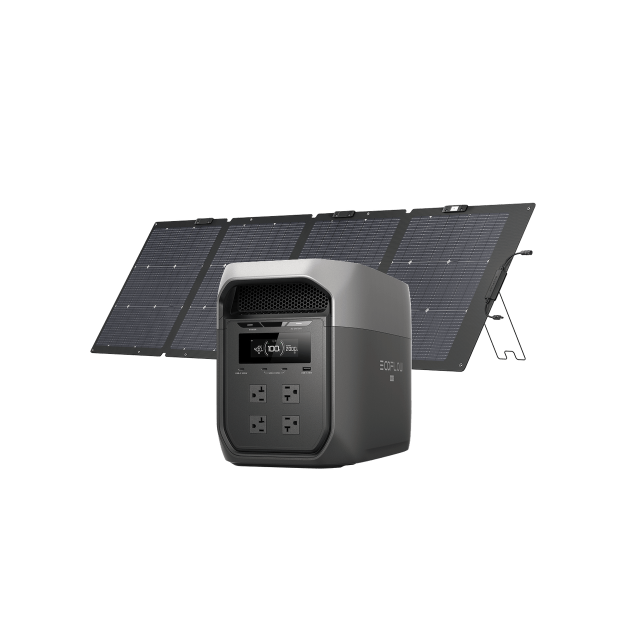 EcoFlow D3M Series D3M+220W SP EcoFlow DELTA 3 Max Series Solar Generator (PV220W)
