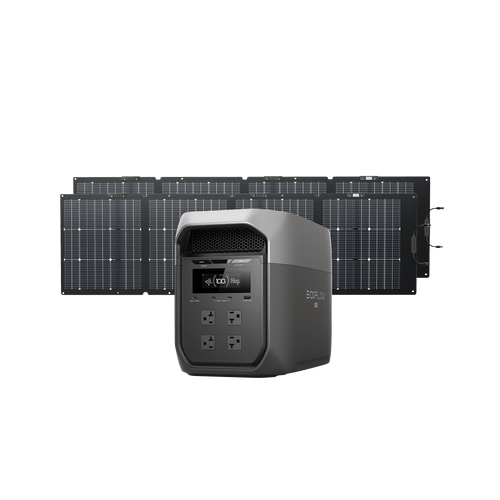 EcoFlow D3M Series DELTA 3 Max + 2 × 220W Solar Panel EcoFlow DELTA 3 Max Series Solar Generator (PV220W)