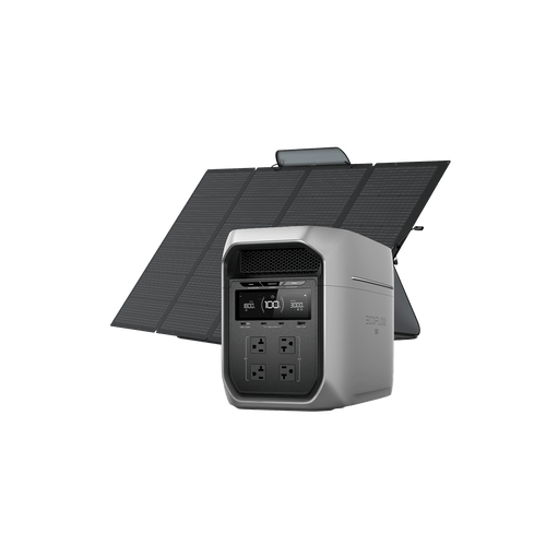 EcoFlow D3M Series DELTA 3 Max Plus + 400W Solar Panel EcoFlow DELTA 3 Max Series Solar Generator (PV400W)