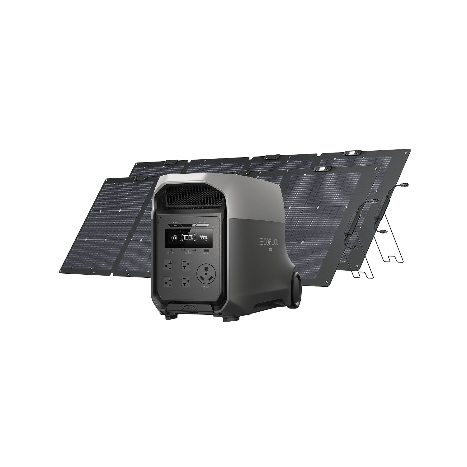 Load image into Gallery viewer, EcoFlow D3U Series DELTA 3 Ultra (3072Wh) / DELTA 3 Ultra (3072Wh) + 2 × 220W Solar Panel EcoFlow DELTA 3 Ultra Series Portable Power Station (3072Wh)

