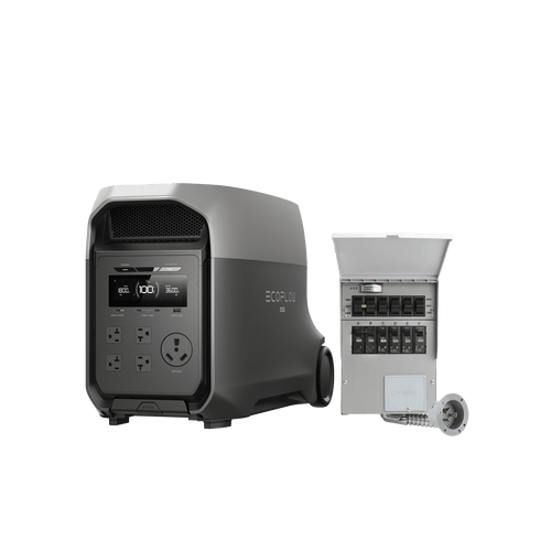 EcoFlow D3U Series DELTA 3 Ultra (3072Wh) / DELTA 3 Ultra (3072Wh) + Transfer Switch 306A1 -125V 30A EcoFlow DELTA 3 Ultra Series Portable Power Station (3072Wh)