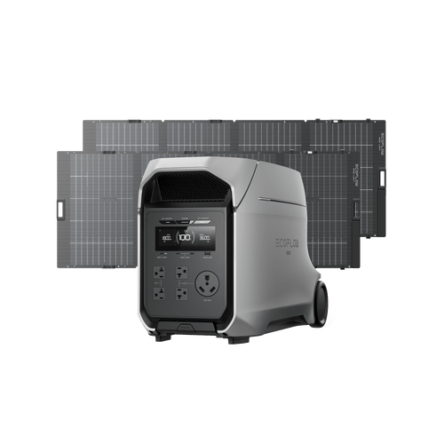 EcoFlow D3U Series DELTA 3 Ultra Plus (3072Wh) / DELTA 3 Ultra Plus (3072Wh) + 2 x 400W Solar Panel EcoFlow DELTA 3 Ultra Series Portable Power Station (3072Wh)