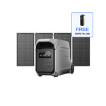 EcoFlow D3U Series DELTA 3 Ultra Plus (3072Wh) / DELTA 3 Ultra Plus (3072Wh) + 500W Solar Panel EcoFlow DELTA 3 Ultra Series Portable Power Station (3072Wh)