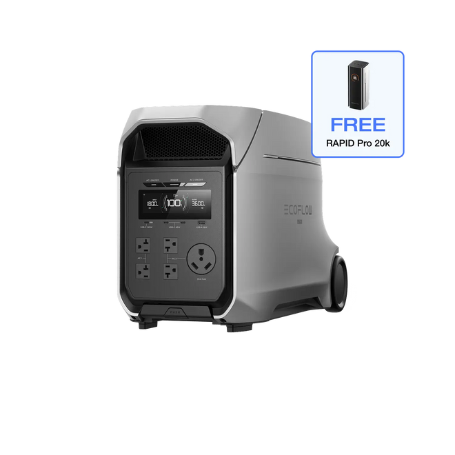 EcoFlow D3U Series DELTA 3 Ultra Plus (3072Wh) / DELTA 3 Ultra Plus (3072Wh) Portable Power Station EcoFlow DELTA 3 Ultra Series Portable Power Station (3072Wh)