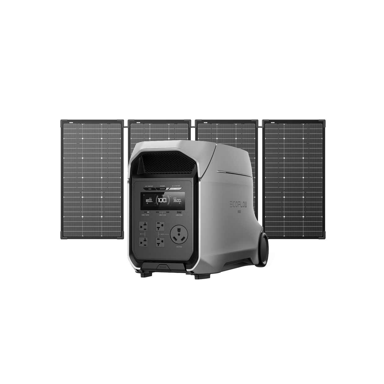 EcoFlow D3U Series DELTA 3 Ultra Plus / DELTA 3 Ultra Plus + 500W Solar Panel EcoFlow DELTA 3 Ultra Series Portable Power Station (3072Wh)