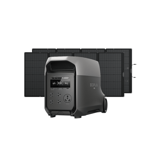 EcoFlow D3U Series DELTA 3 Ultra (3072Wh) + 2 × 400W Solar Panel EcoFlow DELTA 3 Ultra Series Portable Power Station (3072Wh) —— Special Offer