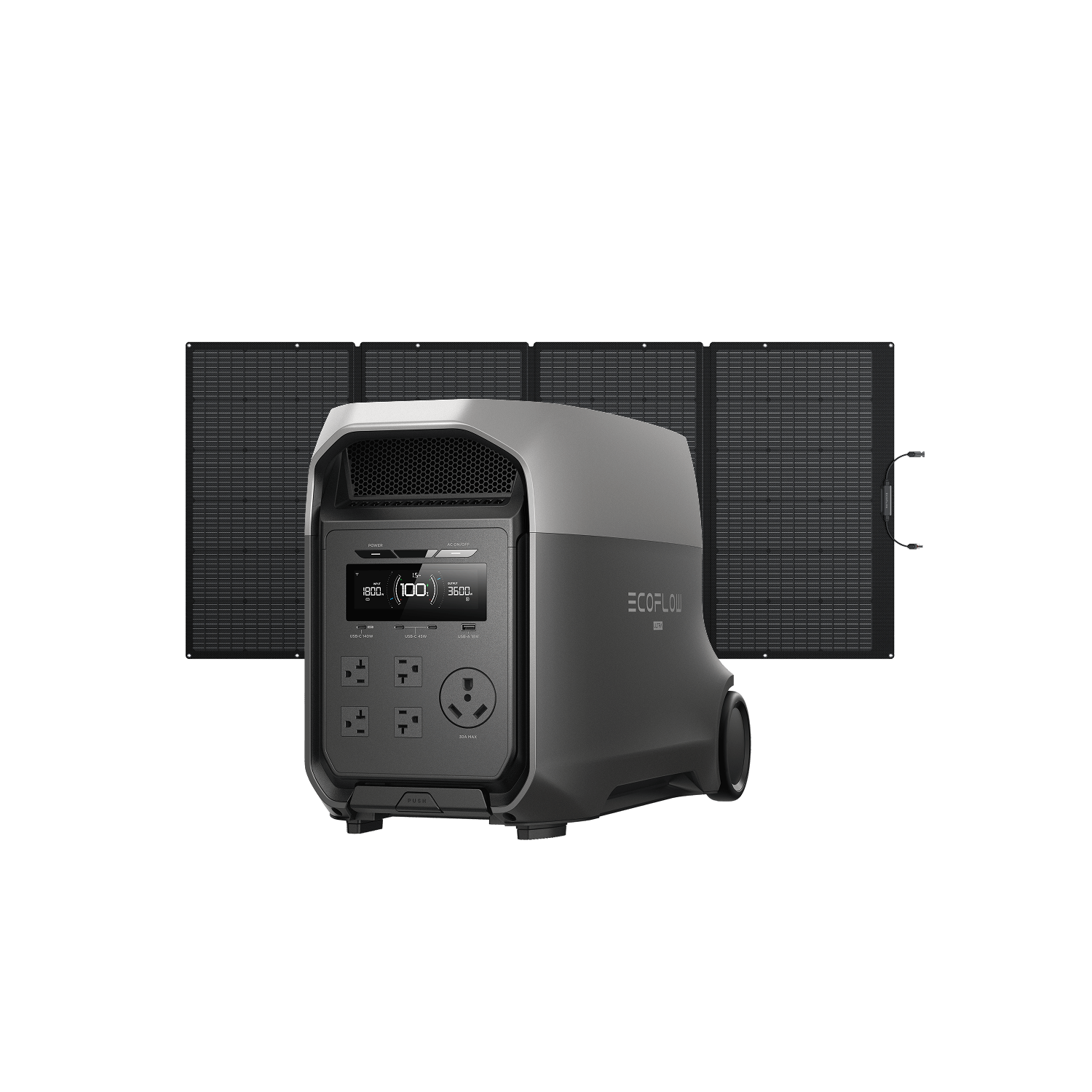 Load image into Gallery viewer, EcoFlow D3U Series DELTA 3 Ultra / DELTA 3 Ultra + 400W Solar Panel EcoFlow DELTA 3 Ultra Series Portable Power Station

