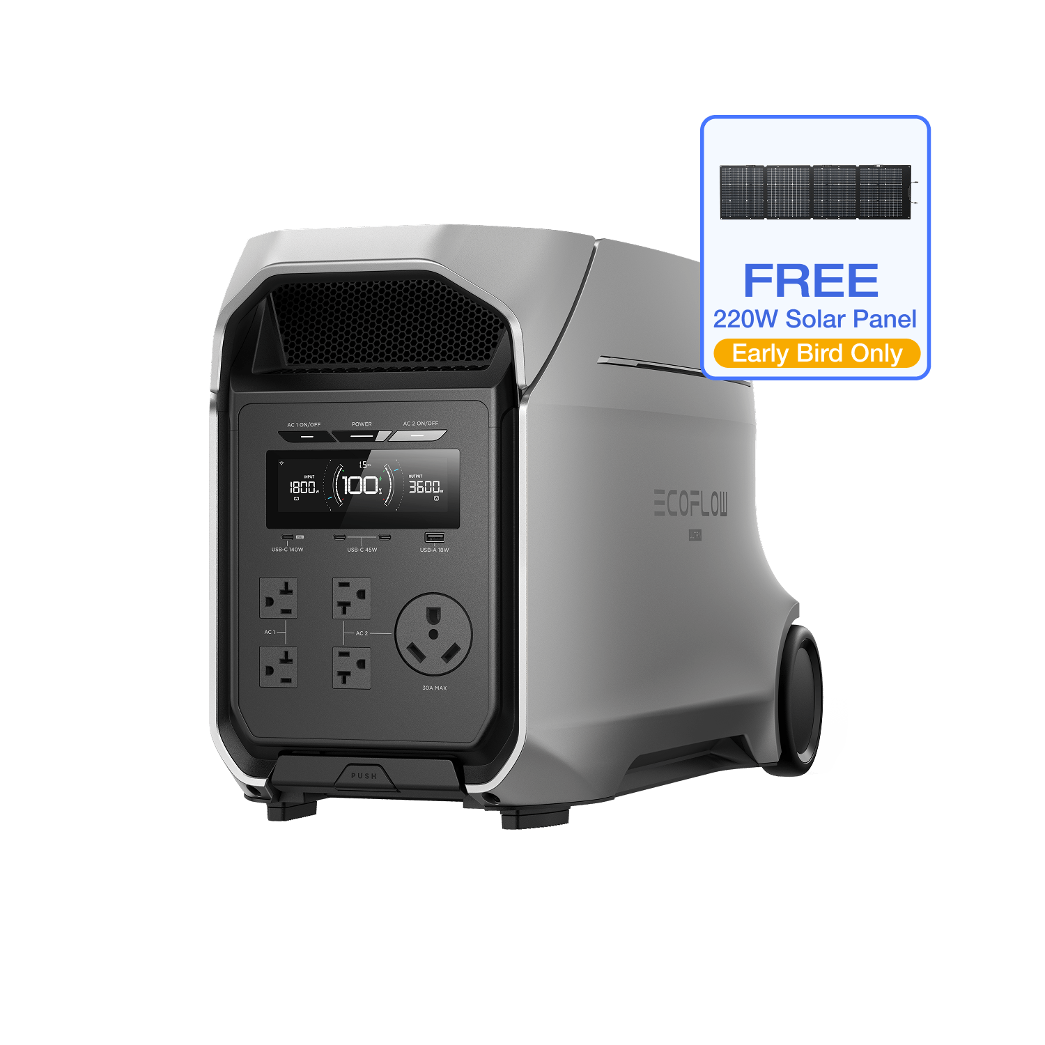Load image into Gallery viewer, EcoFlow D3UP / DELTA 3 Ultra Plus Portable Power Station EcoFlow DELTA 3 Ultra Series Portable Power Station

