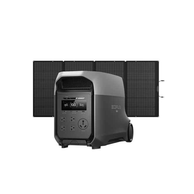 EcoFlow D3U Series DELTA 3 Ultra + 400W Solar Panel EcoFlow DELTA 3 Ultra Series Solar Generator (PV400W)