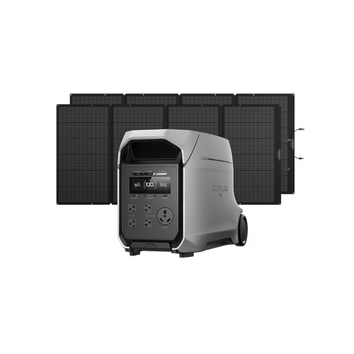 EcoFlow D3U Series DELTA 3 Ultra Plus + 2 × 400W Solar Panel EcoFlow DELTA 3 Ultra Series Solar Generator (PV400W)