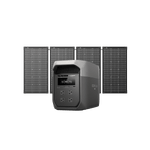 EcoFlow D3M Series DELTA 3 Max + 4 × 125W Solar Panel EcoFlow DELTA 3 Ultra Series Solar Generator (PV500W)