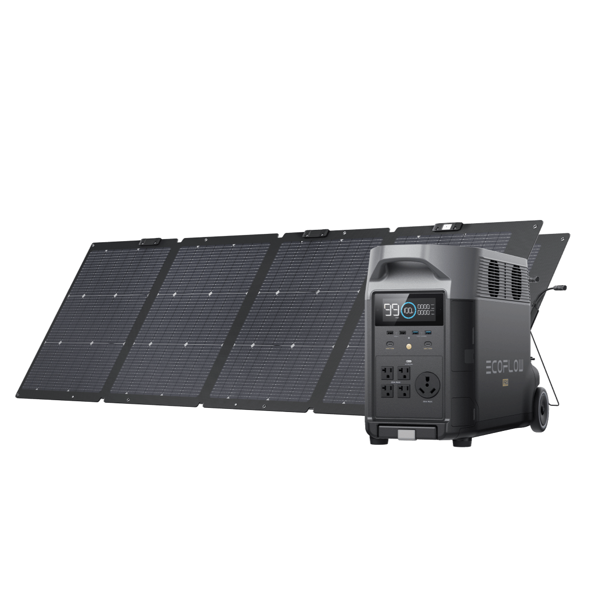 EcoFlow DP_Bundle DELTA Pro + 2 × 220W Portable Solar Panels EcoFlow DELTA Pro + 2 x 220W Portable Solar Panels