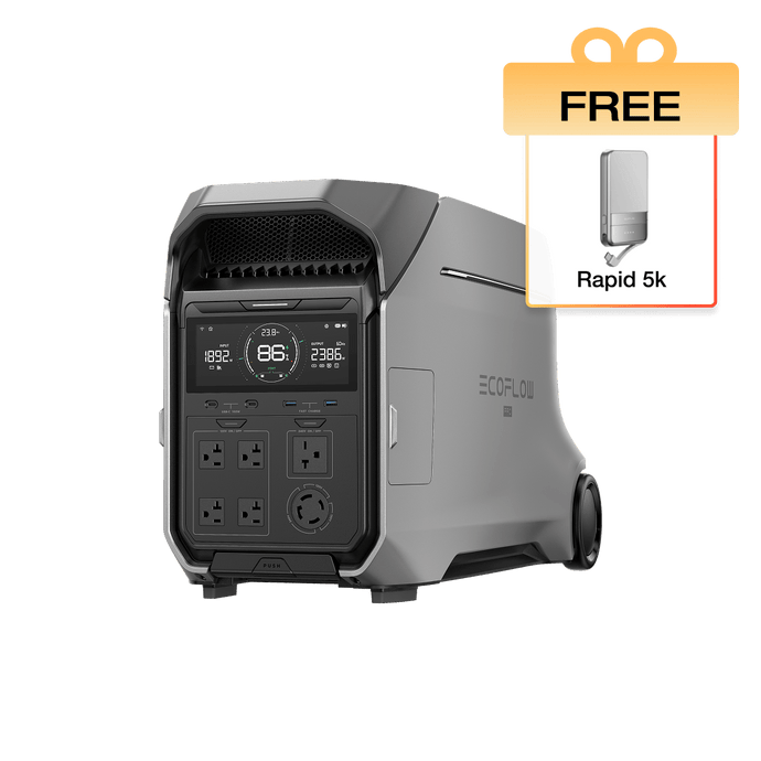 EcoFlow DP3 DELTA Pro 3 EcoFlow DELTA Pro 3 + Free Rapid Magnetic Power Bank (5000mAh)  - Flash Sale