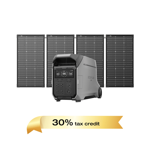 EcoFlow DP3 DELTA Pro 3 + 500W Solar Kit EcoFlow DELTA Pro 3 Portable Power Station (UL9540 Certificated)