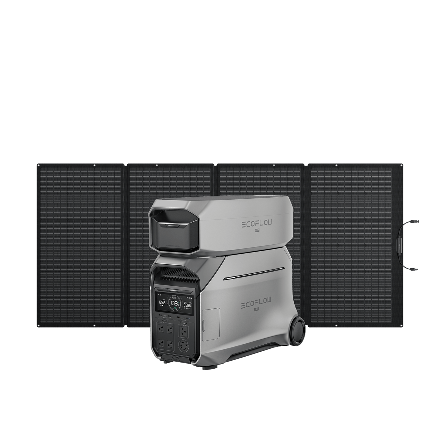 EcoFlow DP3 DELTA Pro 3 + Extra Battery + 400W Solar Panel EcoFlow DELTA Pro 3 Portable Power Station (UL9540 Certificated)