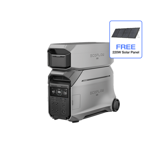 EcoFlow DP3 DELTA Pro 3 + Extra Battery +Free 220W Solar Panel EcoFlow DELTA Pro 3 Portable Power Station (UL9540 Certificated)