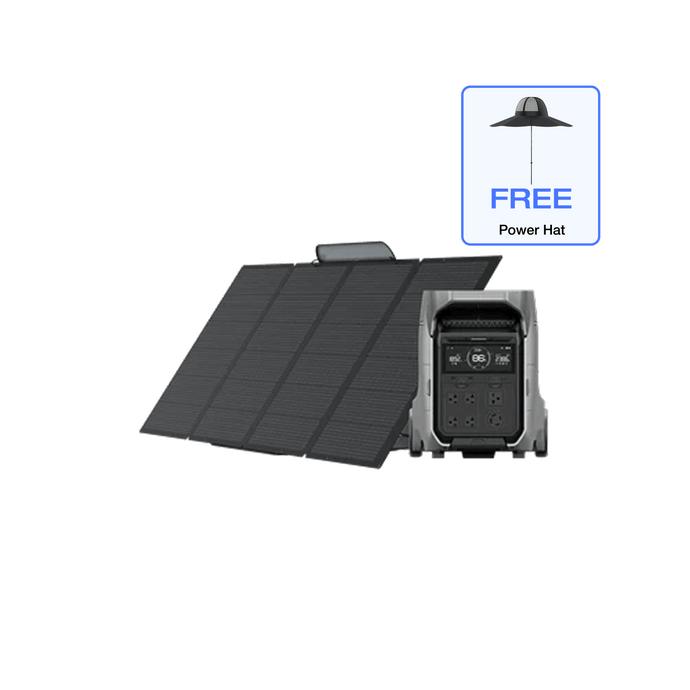 EcoFlow DP3 (Members-only) DELTA Pro 3 + 400W Portable Solar Panel + Free Power Hat EcoFlow DELTA Pro 3 Portable Power Station (UL9540 Certificated)