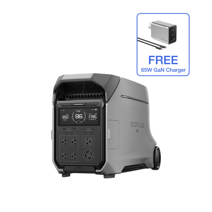 EcoFlow DP3 (Members-only) DELTA Pro 3 Portable Power Station + Free 65W Charger EcoFlow DELTA Pro 3 Portable Power Station (UL9540 Certificated)