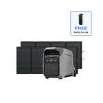 EcoFlow DP3_Bundle DELTA Pro 3 + 2 x 400W Solar Panel + Free RAPID Pro Power Bank(20,000mAh) EcoFlow DELTA Pro 3 Solar Generator (PV400W)
