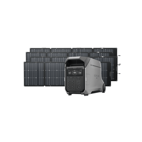 EcoFlow Solar Generator With 4 x 220W Solar Panel EcoFlow DELTA Pro 3 Solar Generator