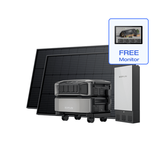 EcoFlow DELTA Pro Ultra + 2*400W Rigid + Smart Home Panel 2 + Free monitor EcoFlow DELTA Pro Ultra + 2*400W Rigid Solar Panel + Smart Home Panel 2 + Free monitor