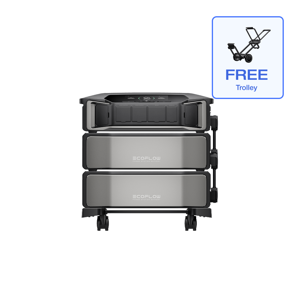 EcoFlow Flash Sale EcoFlow DELTA Pro Ultra + DELTA Pro Ultra Extra Battery (1 × Inverter + 2 × Battery) + Free Trolley EcoFlow DELTA Pro Ultra + Extra Battery + Free Trolley-Flash Sale