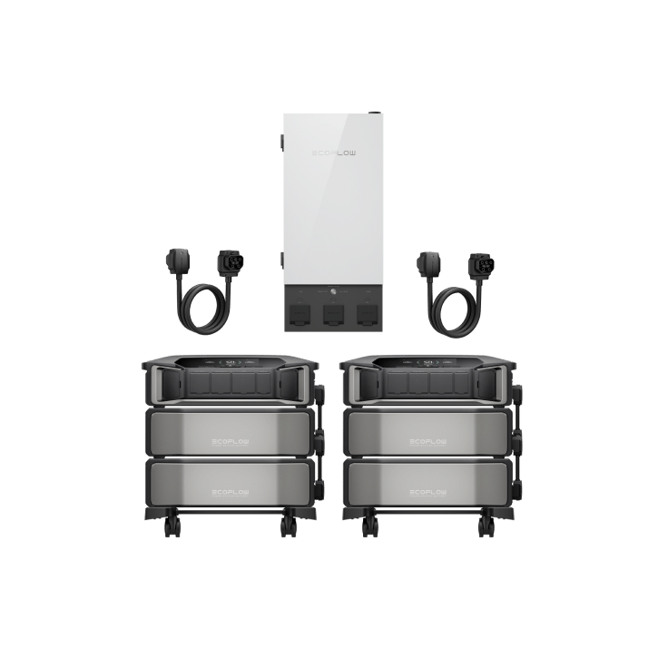 EcoFlow 2 × EcoFlow DELTA Pro Ultra + 2 x Extra Battery + Smart Home Panel 2 EcoFlow DELTA Pro Ultra Intelligent Kit
