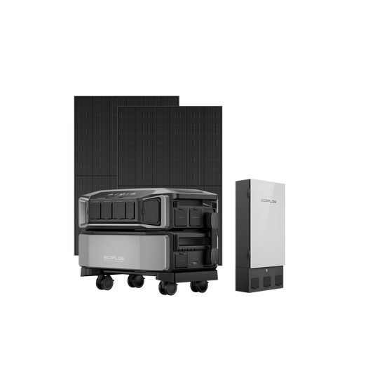 EcoFlow EcoFlow DELTA Pro Ultra + 2 × 400W Rigid Solar Panels + Smart Home Panel 2 EcoFlow DELTA Pro Ultra Intelligent Kit