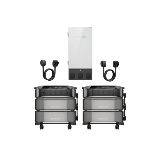 EcoFlow 2 × EcoFlow DELTA Pro Ultra + 2 x Extra Battery + Smart Home Panel 2 EcoFlow DELTA Pro Ultra Power Backup Solution