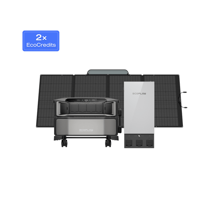 EcoFlow EcoFlow DELTA Pro Ultra + EcoFlow Smart Home Panel 2 + 400W Portable Solar Panel EcoFlow DELTA Pro Ultra + Smart Home Panel 2 + 400W Portable Solar Panel - Prime Big Deal Days