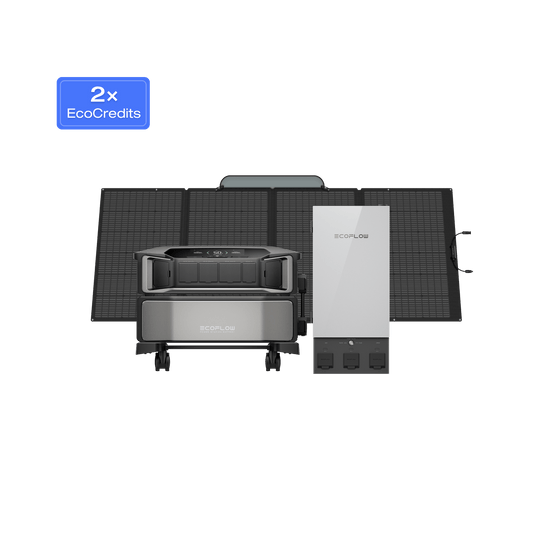 EcoFlow EcoFlow DELTA Pro Ultra + EcoFlow Smart Home Panel 2 + 400W Portable Solar Panel EcoFlow DELTA Pro Ultra + Smart Home Panel 2 + 400W Portable Solar Panel - Prime Big Deal Days