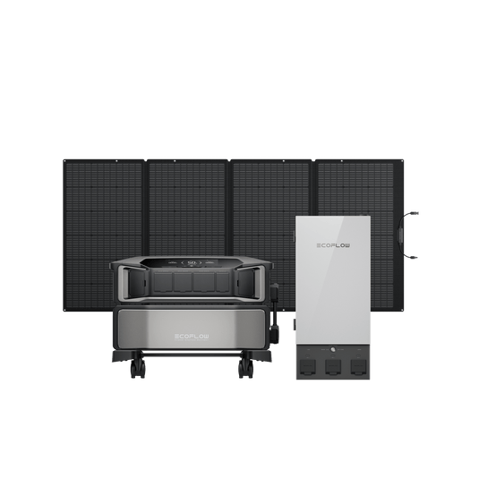 EcoFlow DELTA Pro Ultra + Smart Home Panel 2 + 400W Portable Solar Panel + Free Monitor EcoFlow DELTA Pro Ultra + Smart Home Panel 2